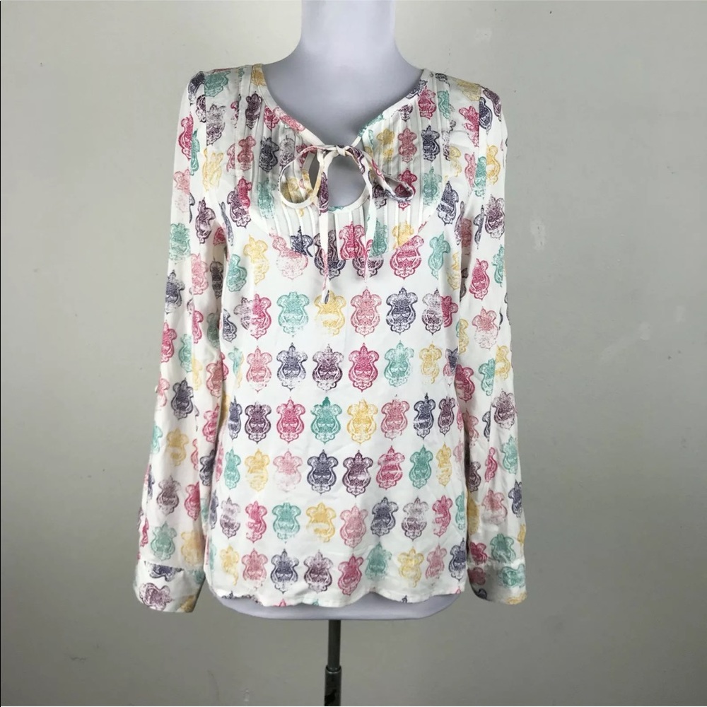 Modcloth Owl Stamped Pop Over Top